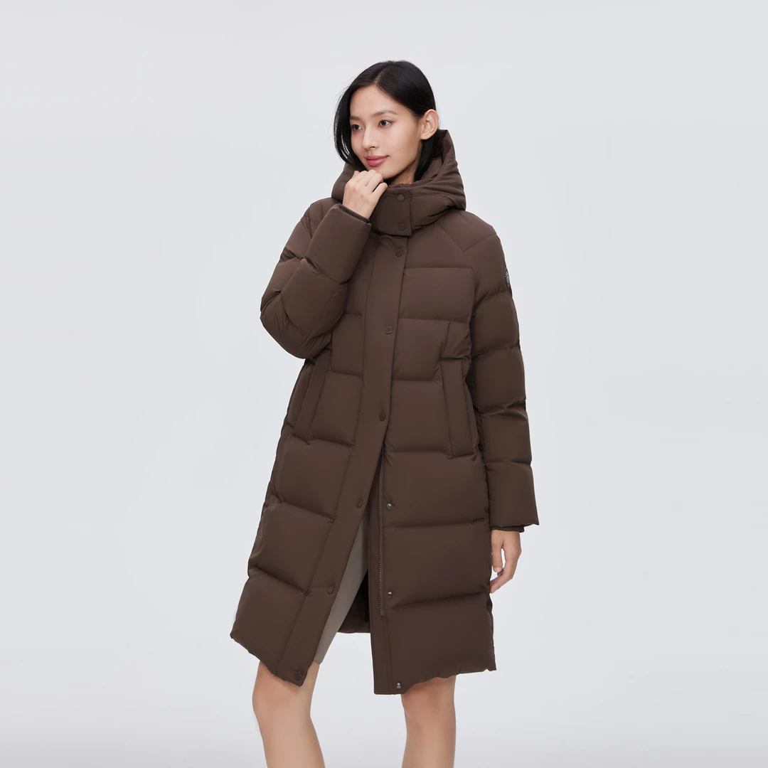 【零压长款】2024冬季新款女长款舒适生活保暖外套羽绒服B40145262