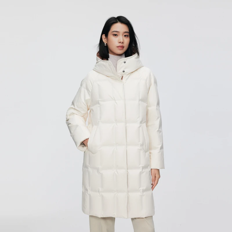 【波司登】2024冬季新款保暖女经典商务羽绒服B40144164