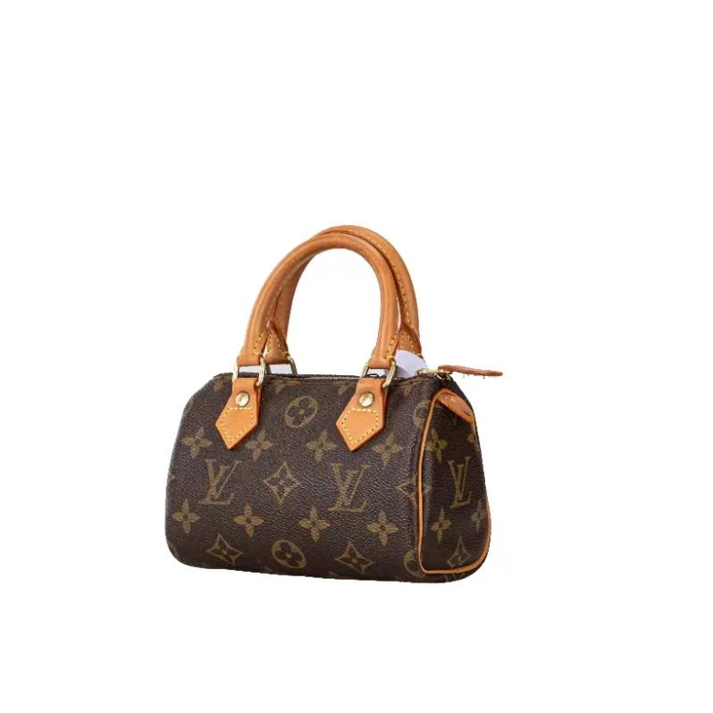 95新 LouisVuitton/路易威登 【专属】Lv 迷你 波士顿包 植鞣革换新