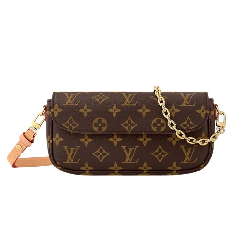 99新 LouisVuitton/路易威登 【专属】LV 老花ivy woc链条包 单肩包