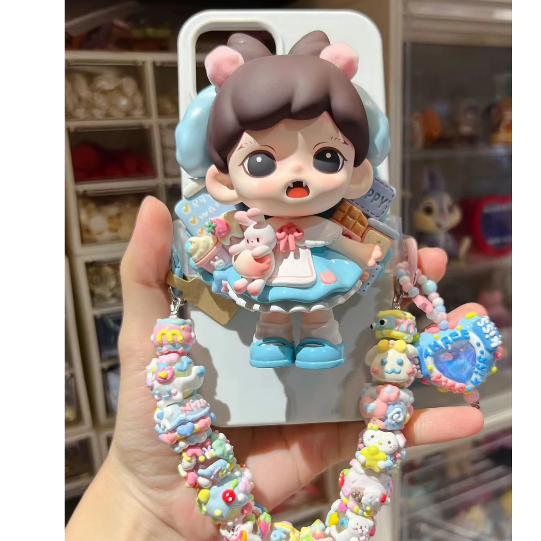 【手机背夹】随便diy奶油胶重工链手机背夹水果妹妹大表姐系列