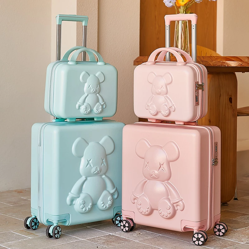 旅大侠儿童行李箱18寸行李箱小尺寸行李箱女2025新款爆款小型轻便