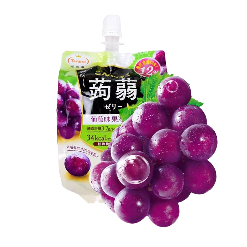 tarami蒟蒻葡萄味果冻150g/包