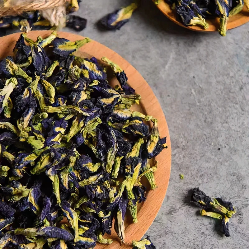 缅甸蓝蝶花蓝蝴蝶茶蝶豆花非干蝶豆花粉蓝色妖姬蝶豆花