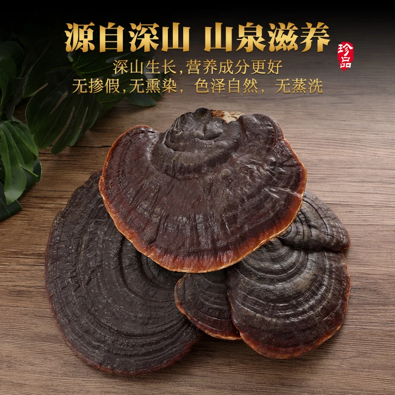 虎掌灵芝云南特产正宗野生大朵天然深山灵芝可泡酒250g/500g
