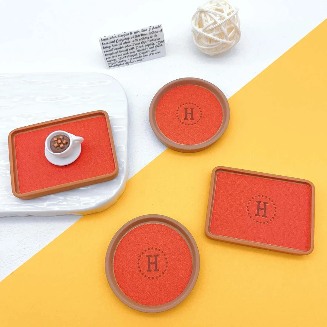 【琳妹妹定制】 橙色盘子高货精品DIY创意配件发夹发饰