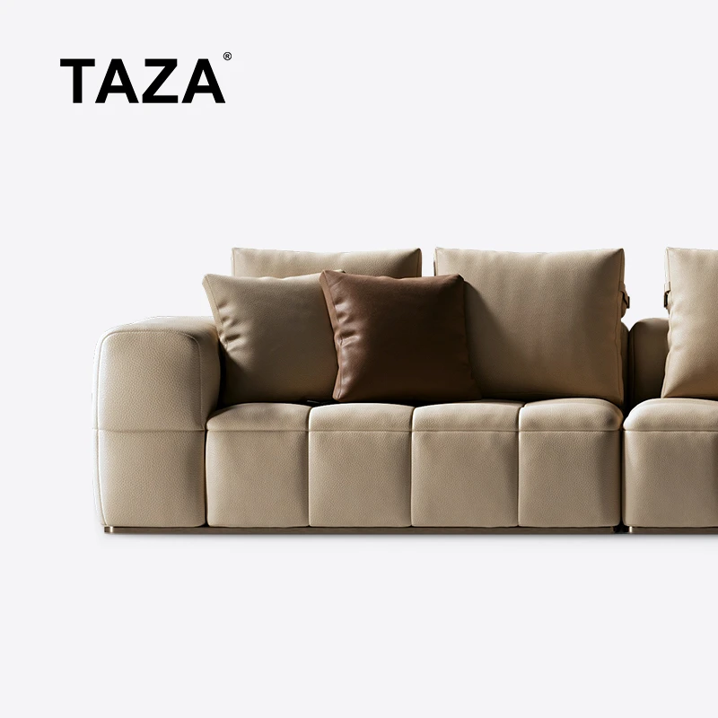 TAZA 意式轻奢沙发 全屋搭配客厅系列 现代简约全真皮沙发A851