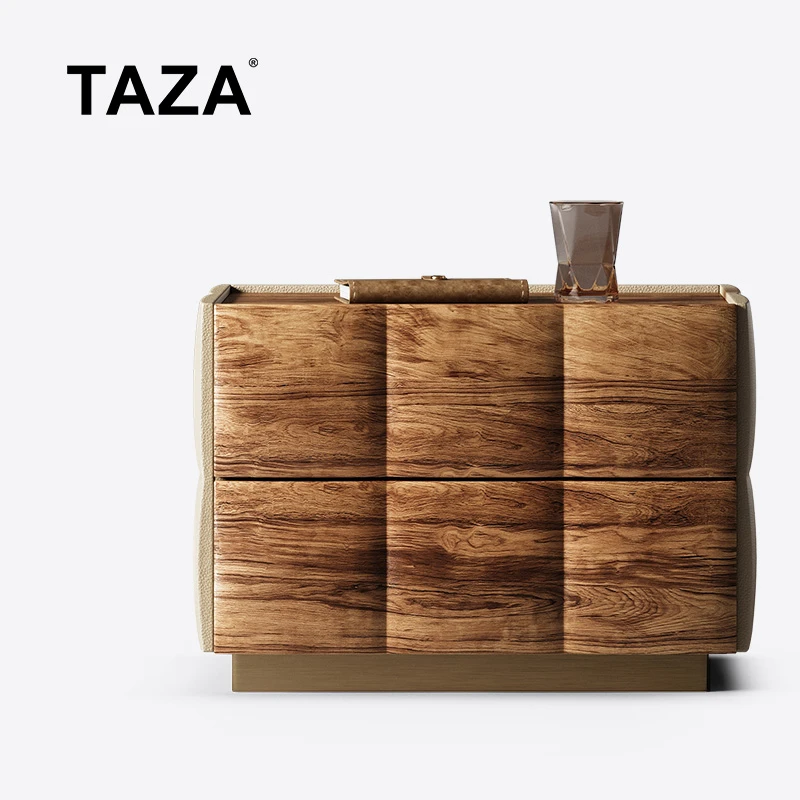 TAZA 意式极简床头柜 别墅全屋搭配主卧系列 现代轻奢床头柜A968