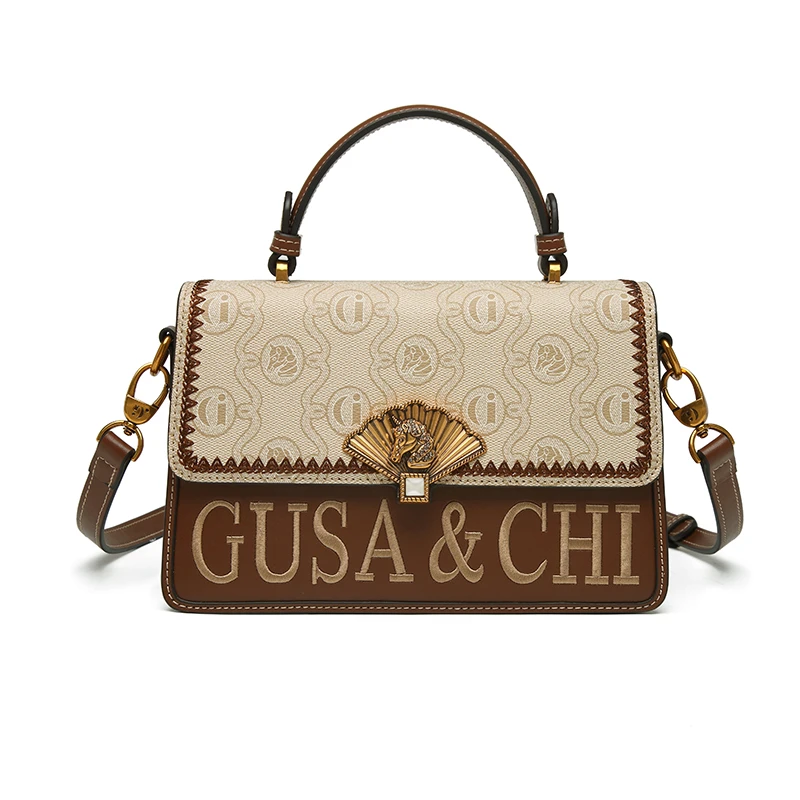 GUSACHI古萨驰新款复古时尚手提包Q1122