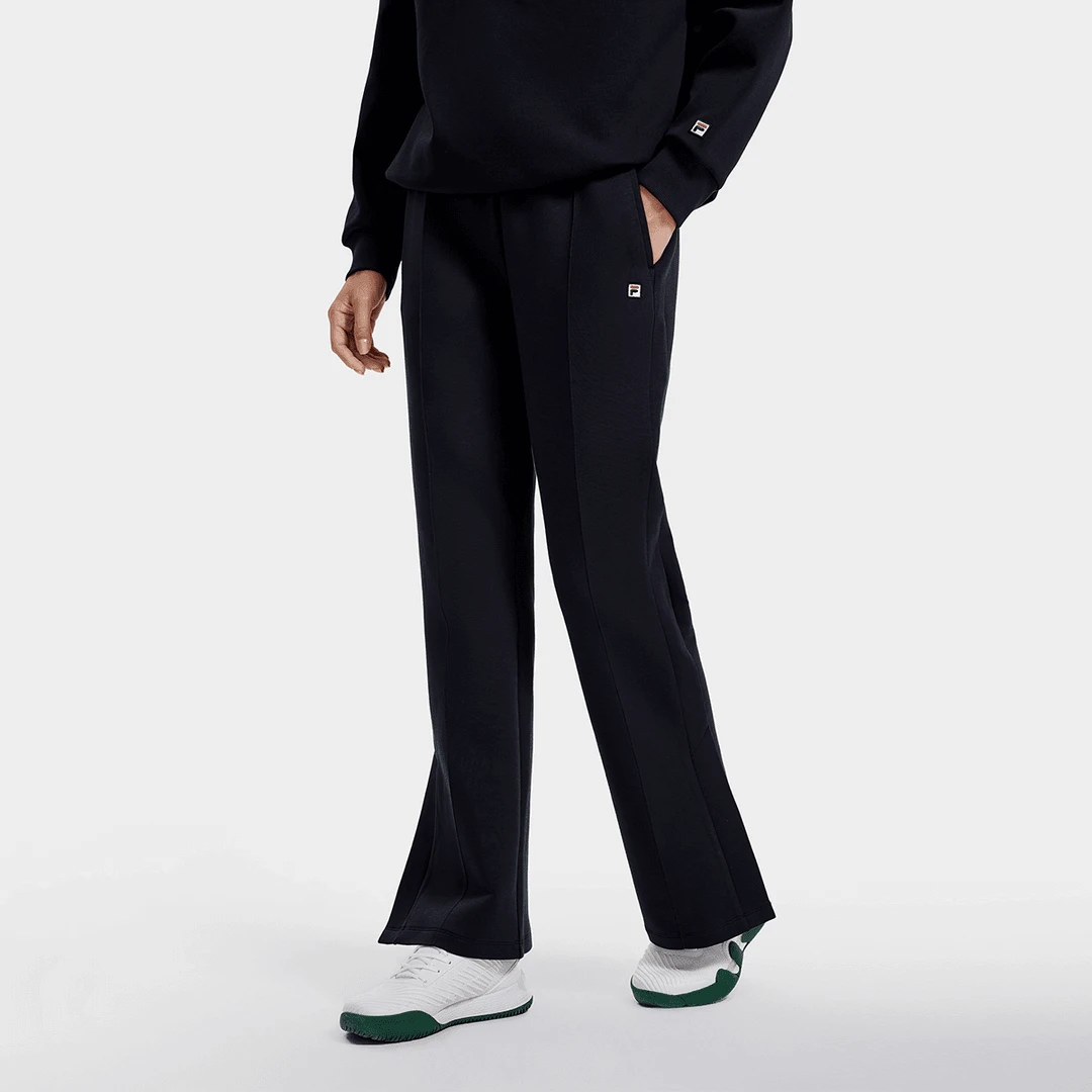 Fila/斐乐女子时尚休闲经典百搭秋季场下网球针织长裤A11W313602F