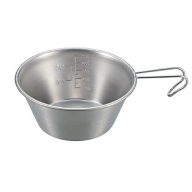 日本制 （不锈钢碗）户外用大尺寸630ML螺旋精加工 可明火加热