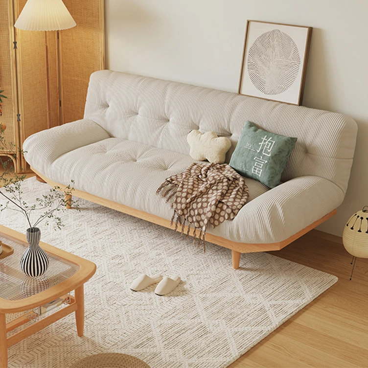 原木风云朵沙发床客厅沙发折叠两用家用小户型多功能沙发床三人位