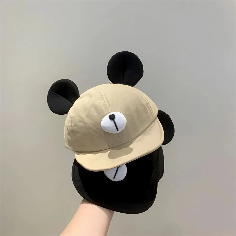 婴儿帽子春秋季宝宝鸭舌帽可爱超萌秋季男女童薄款棒球帽韩版潮流