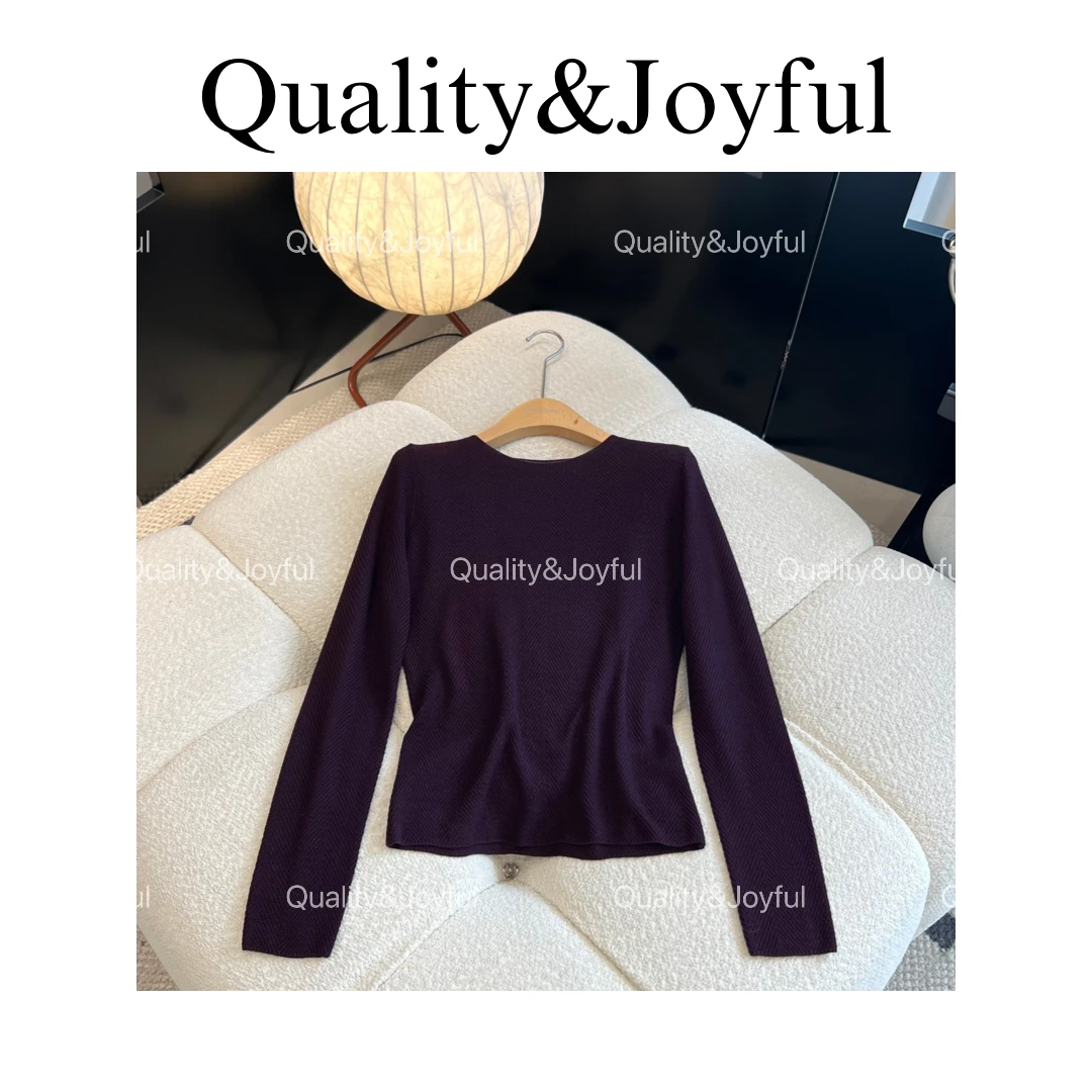 【香草奶盖】秋冬款显瘦打底羊毛衫精仿美丽诺超细满分羊毛打底上衣