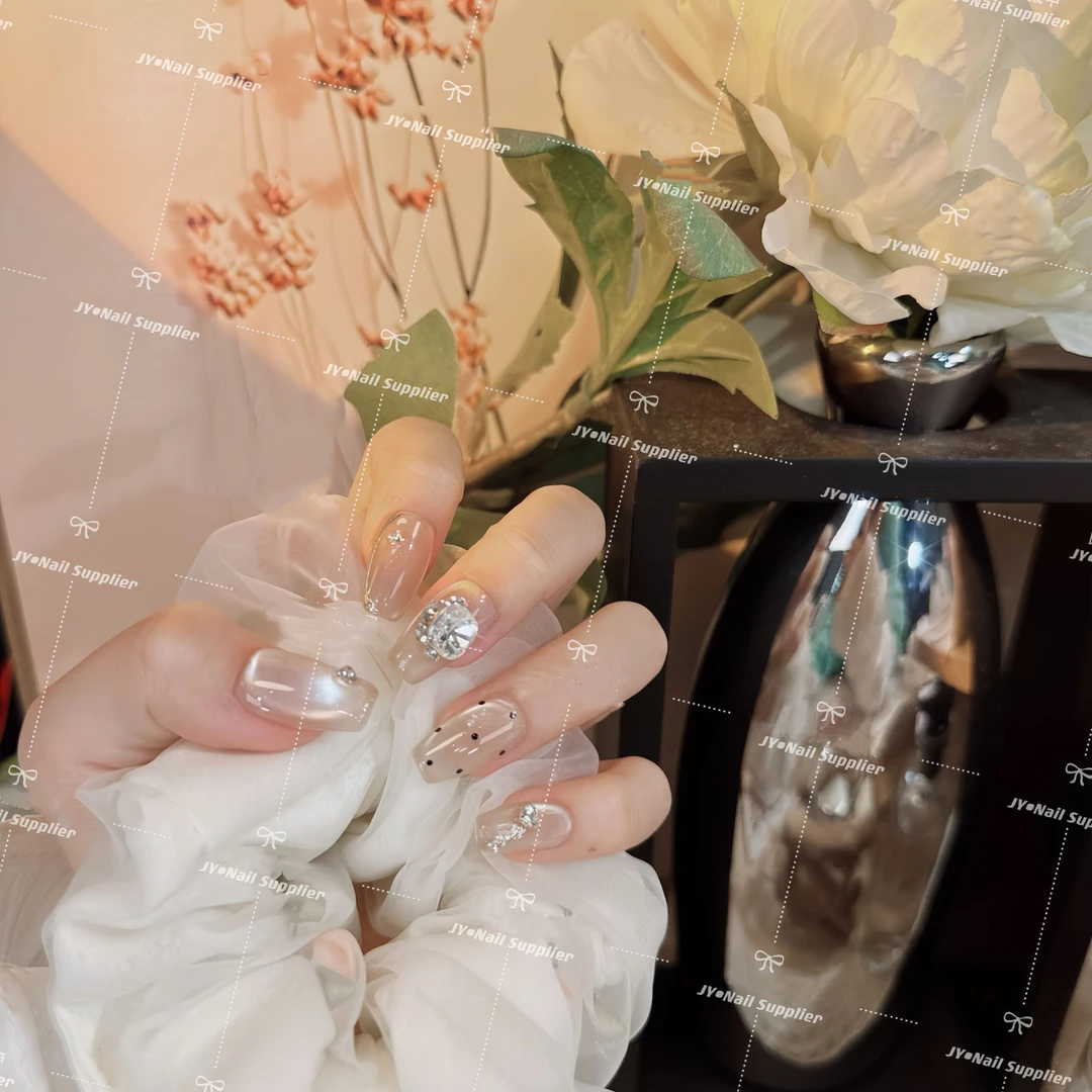 [月光手书]纯手工穿戴甲美甲穿戴光疗甲渐变流行纯欲秋冬猫眼系列