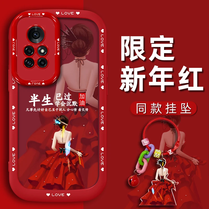 适用华为nova8手机壳泡芙壳半生已过学会沉默防摔保护套