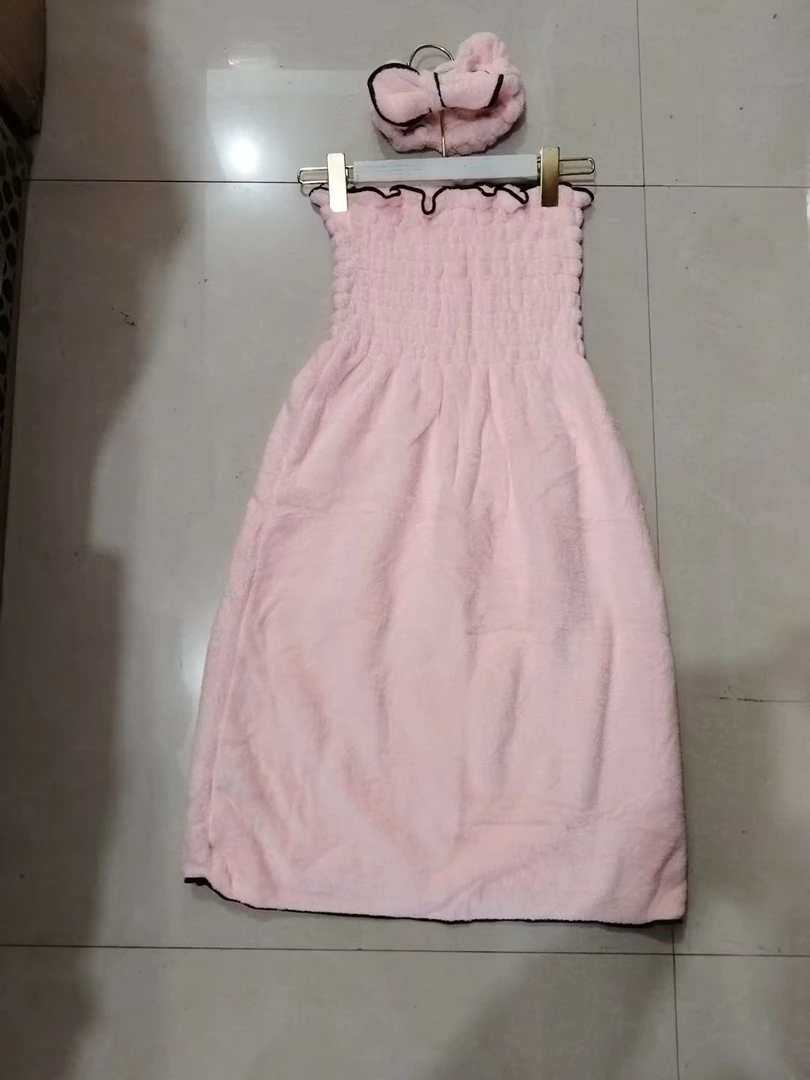 加厚超柔超能吸水浴裙头绳套装颜色不挑发2套