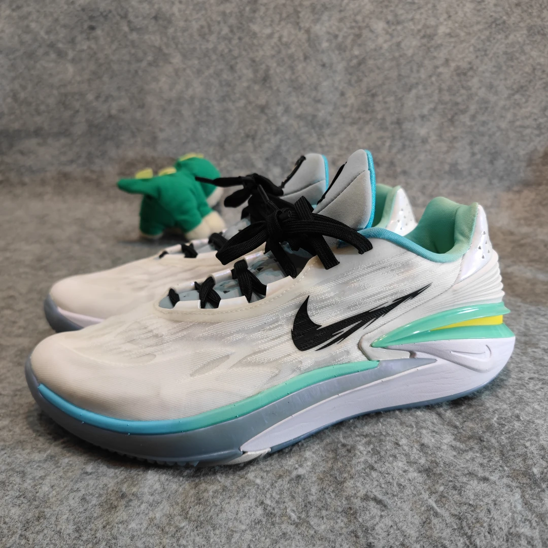 99新 NIKE/耐克 46码 正品GT CUT2 白绿 全新挺贵 无原盒 篮球鞋