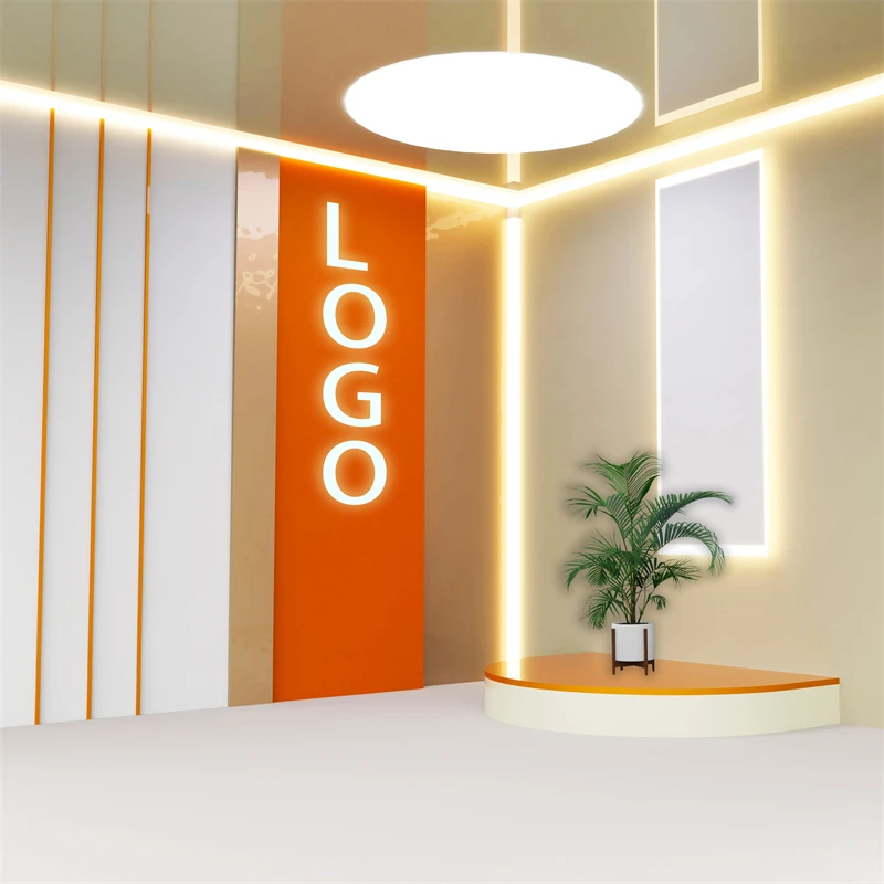 磁吸直播间背景墙服装高级感高端品牌男女主播网红高清仿真3d背景