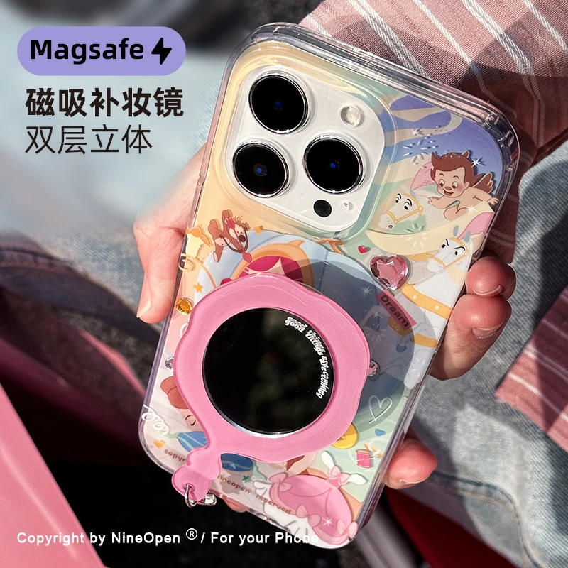 魔法少女心公主磁吸适用苹果15promax手机壳iPhone14pro/13/16