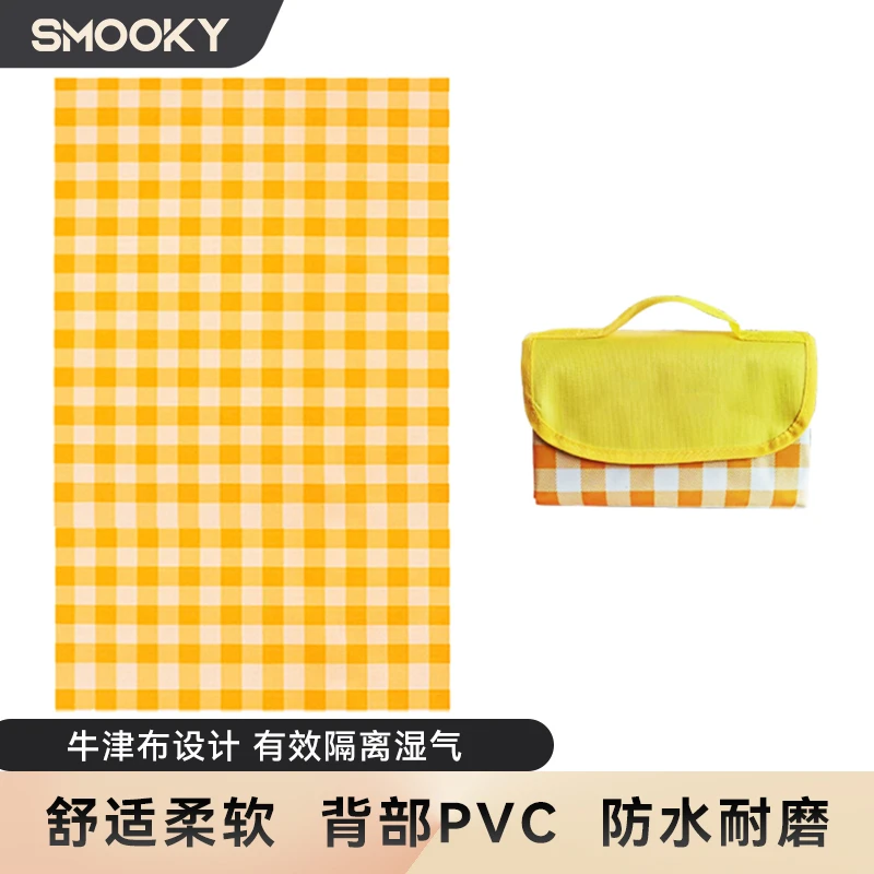 SMOOKY野餐垫 户外露营烧烤加厚牛津布大尺寸防潮垫便携帐篷垫子