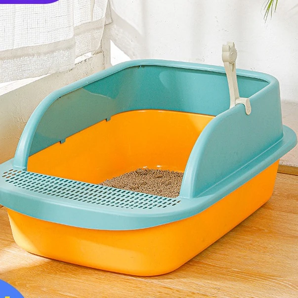 半封闭猫砂盆超大号高围栏折叠防臭加宽外溅半封闭式隔臭如厕厕所