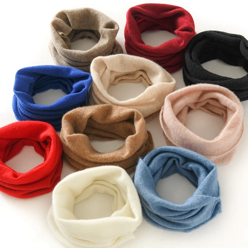 秋冬薄款针织脖套男女通用护颈椎保暖针织假领子百搭套头小围脖