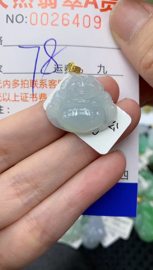 【闪购商品】翡翠颈饰18K金镶嵌11111111