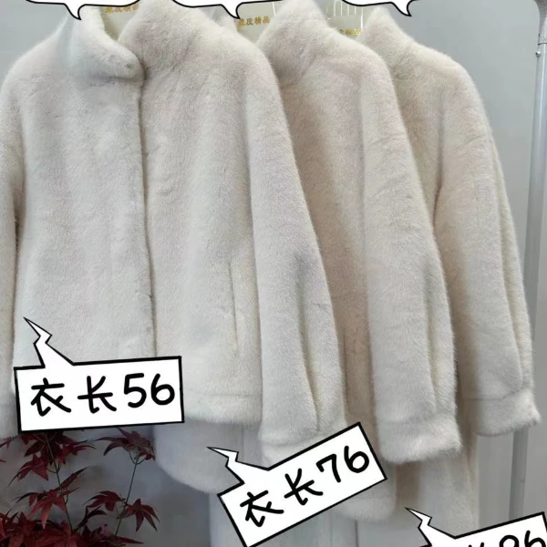施兮/SHIXI-2023女士高规格加厚版毛毛外套不臃肿时尚冬天保暖