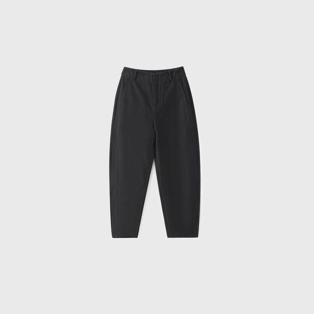 YUNACHEN【云纱】ZH31夏季针织舒适直筒时尚梭织长裤