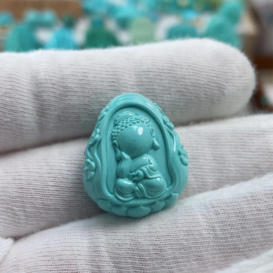 绿松石珠宝奇石未镶嵌