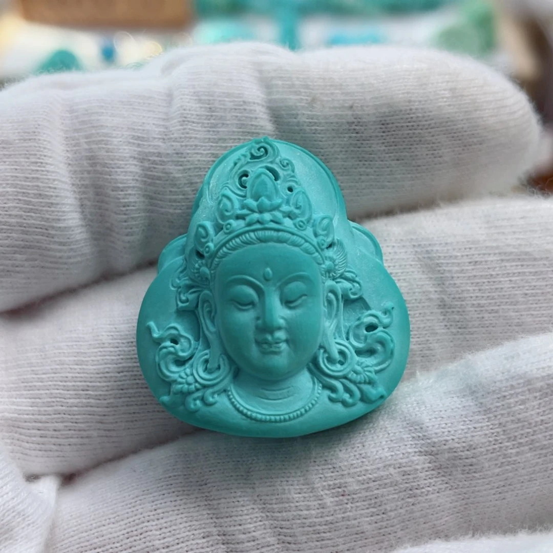 绿松石珠宝奇石未镶嵌