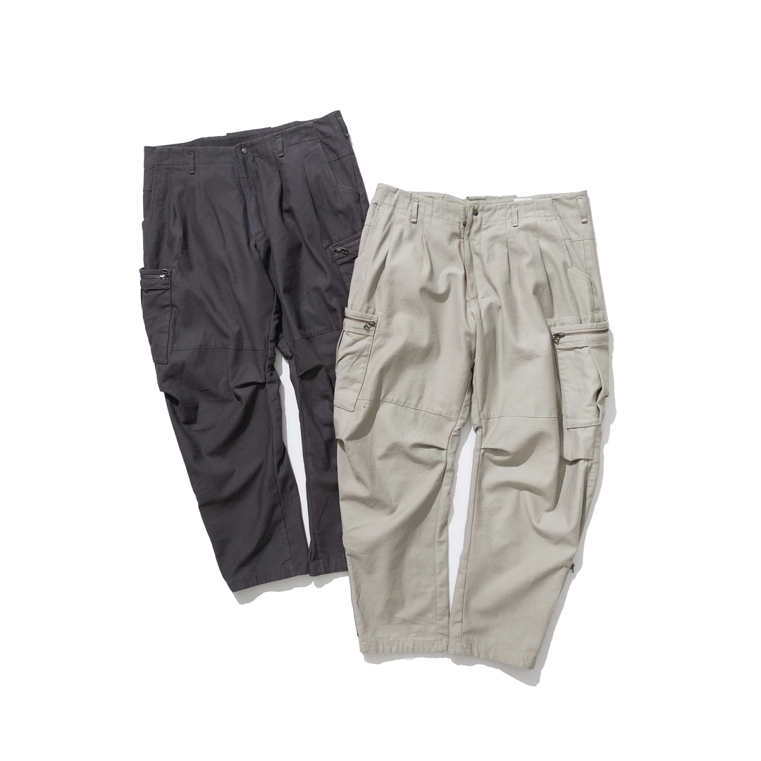 EMLESS联名RYUYUKUK鸵鸟P44城市通勤裤日系骑行可调节裤脚工装裤