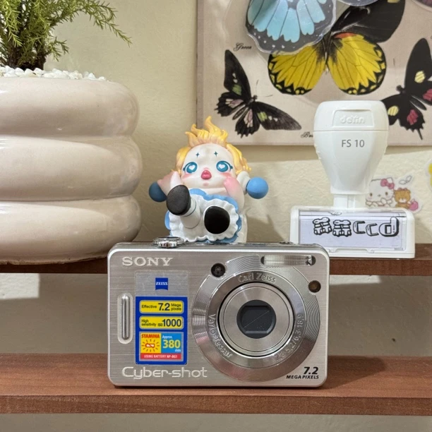 95新 Sony/索尼 W55 720W像素/3倍变焦 ccd相机 （二手售出no退换）