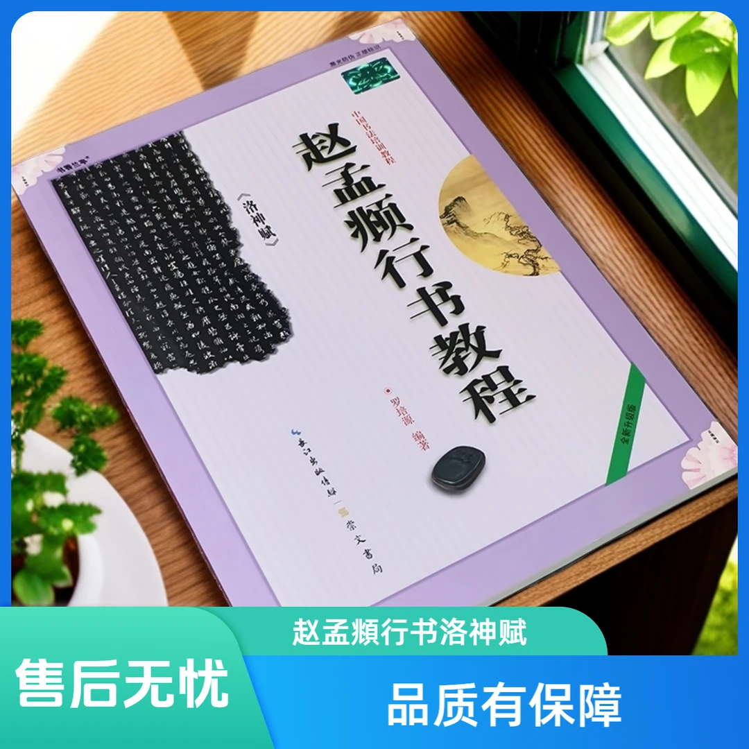包邮正版赵孟頫行书洛神赋教程毛笔字帖基本笔画部首布局作品创作