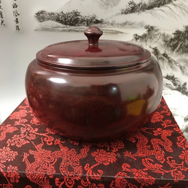 小叶紫檀精致款茶叶罐  造型独特 一图一物一拍
