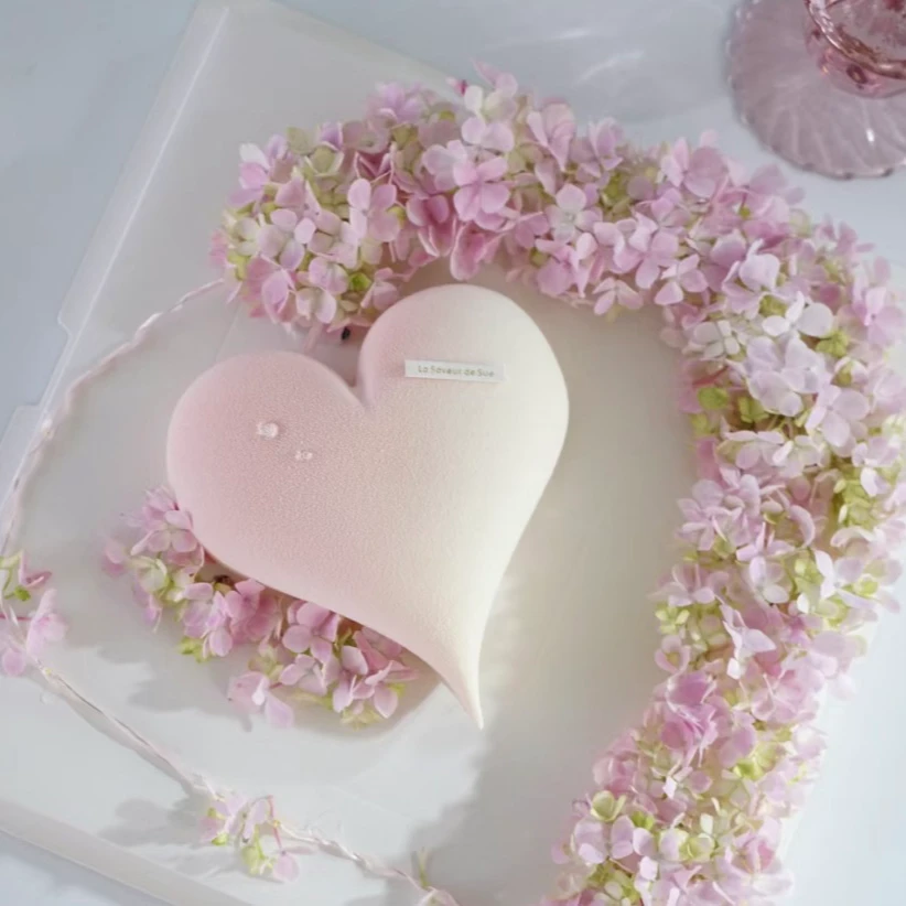 七夕法式手制慕斯爱心蛋糕昆明重庆武汉上海成都郑州全国同城配送