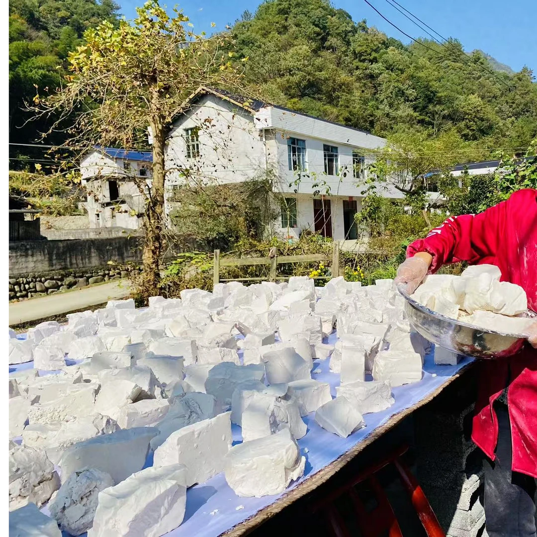 薯味源自家湖南农家种植白心红薯淀粉2斤4斤散装称重包邮