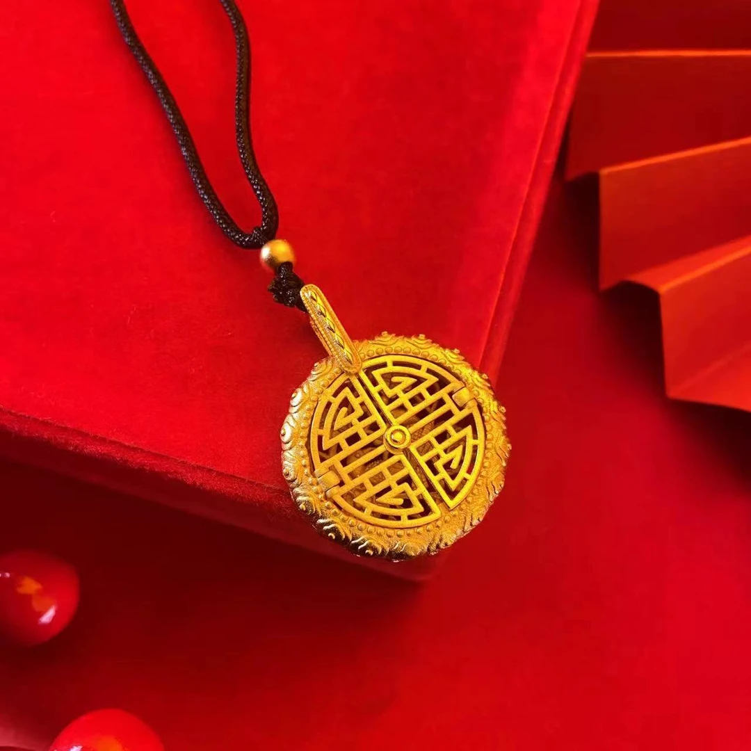 铜合金布艺吊坠 爆款喜上眉梢开门见喜吊坠项链手工精美时尚气质