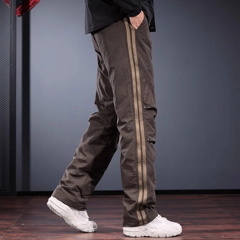 MR.MUDI/穆迪先生高端羽绒裤男冬宽松直筒裤2025新款户外登山外穿