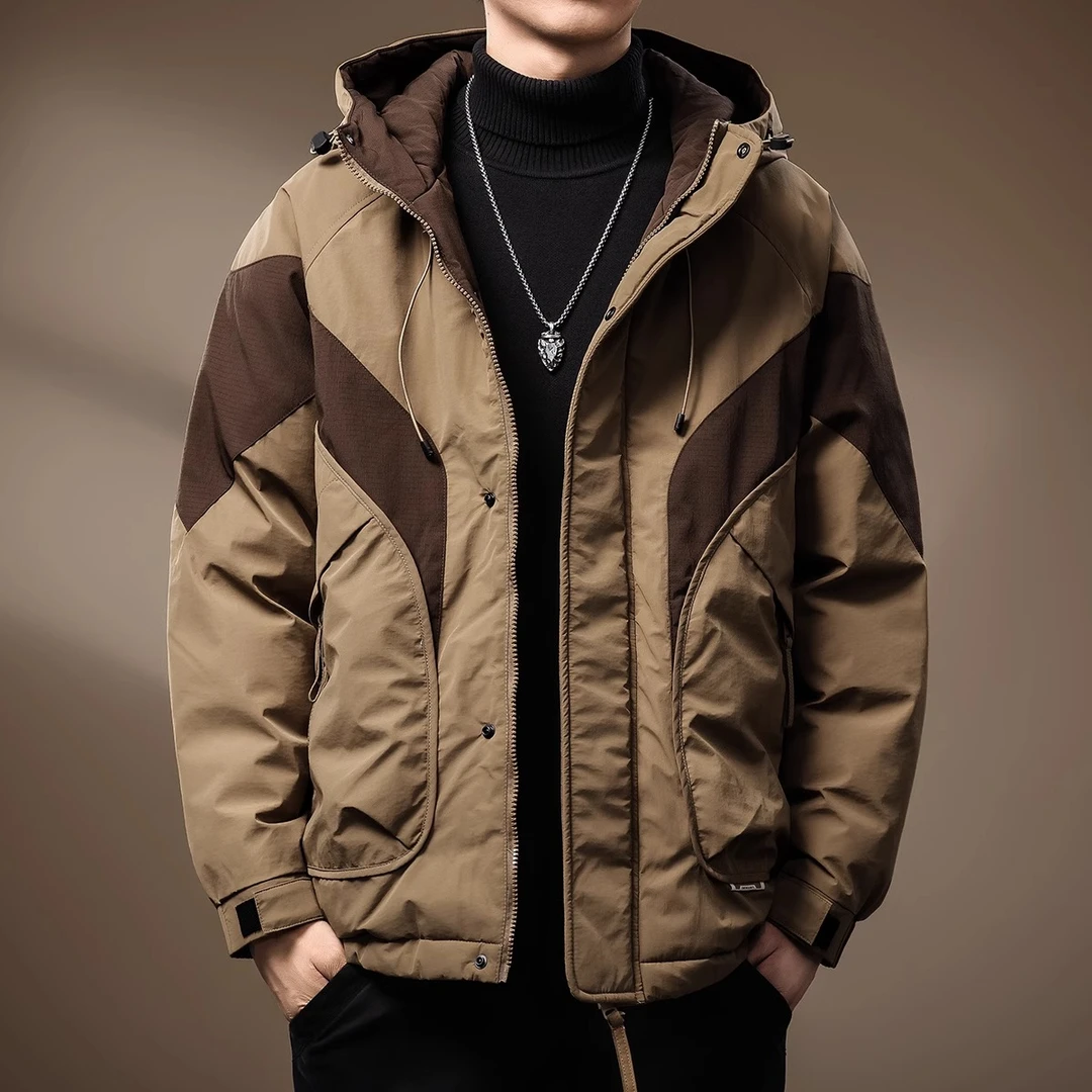 MR.MUDI/穆迪先生高端工装棉服男夹克外套2025冬季新款保暖冲锋衣