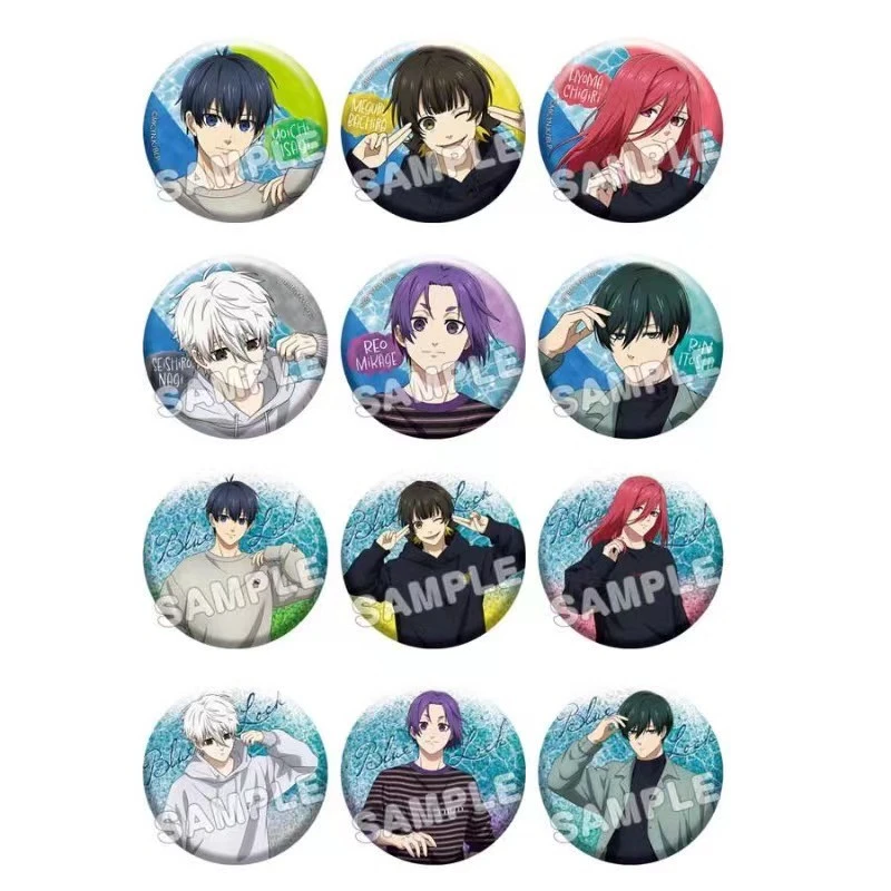 【日谷蓝锁吧唧】正版国现 水族馆闪徽章盲盒 BLUE LOCK 洁凪诚士郎