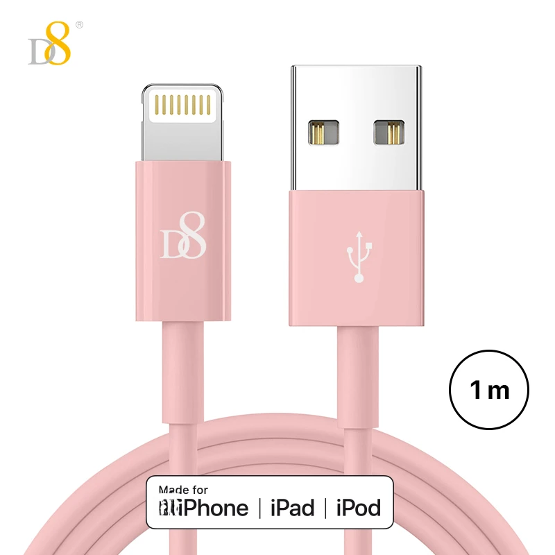 D8/动巴MFi认证苹果充电数据线原装芯片适用iPhone14/13/12ProMax