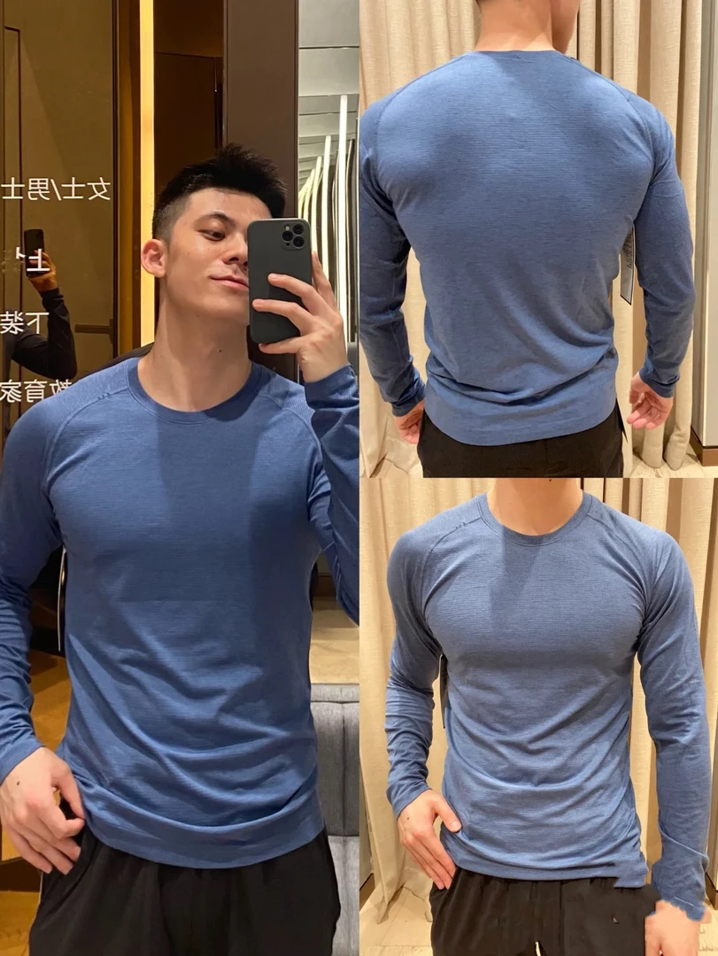 秋冬必如款！打底运动圆领套头速干T恤舒适纯色速干抓绒打底杉2828