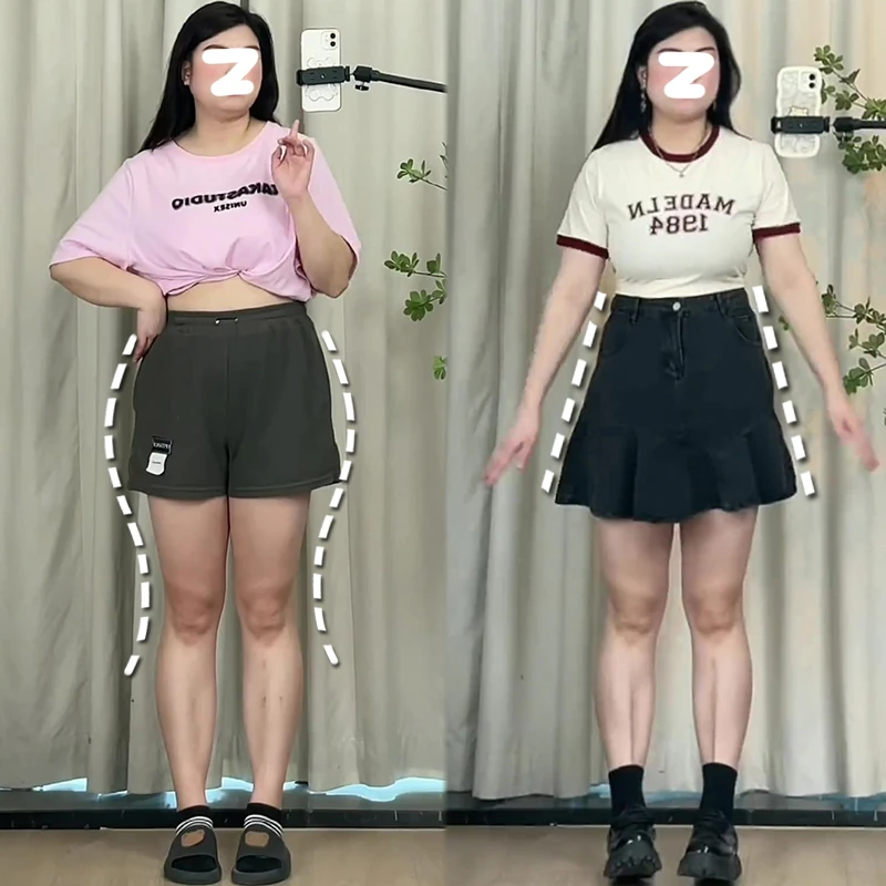 黑色鱼尾半身裙女梨形身材秋冬薄款胖mm高腰显瘦遮肉牛仔a字裙子