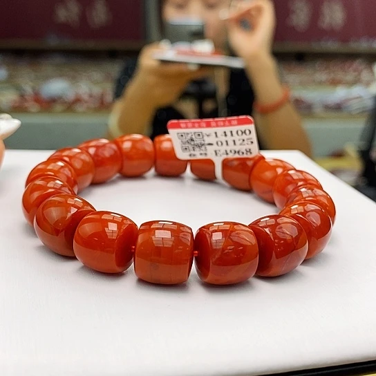 南红玛瑙手串12mm未镶嵌