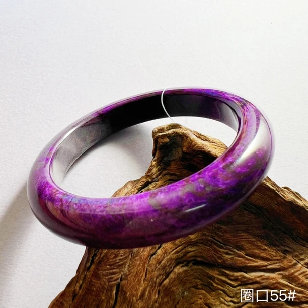 【圣芭黎】天然舒俱来手镯樱花紫11/8多样性发一DD800