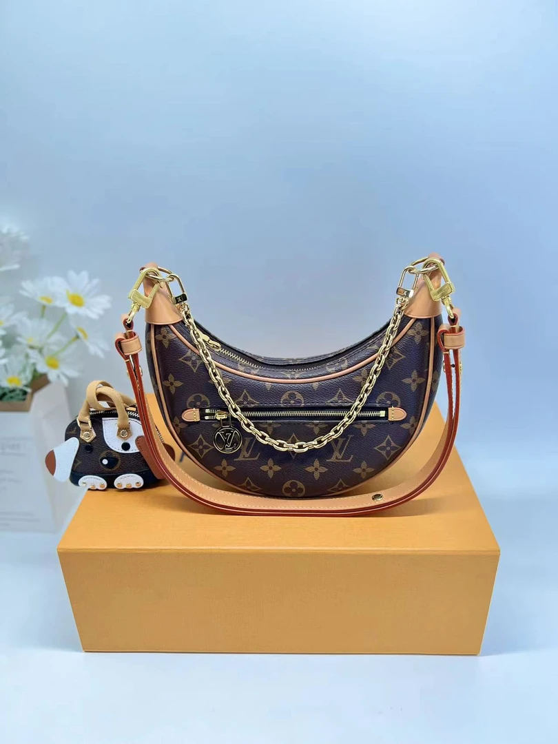 99新 LouisVuitton/路易威登 LV二奢妞妞/月亮包/豌豆包/芯片