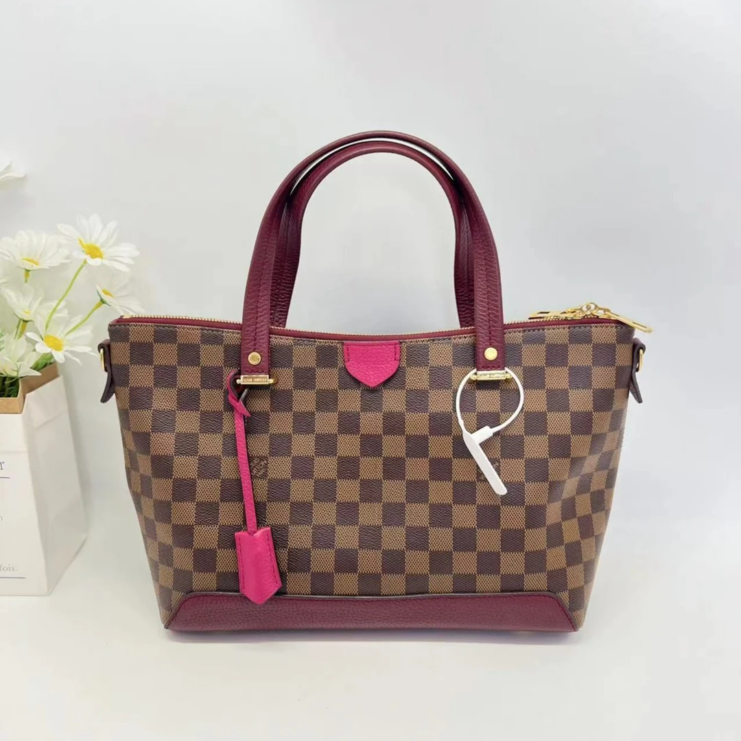 99新 LouisVuitton/路易威登 LV二奢妞妞/棋盘单肩包