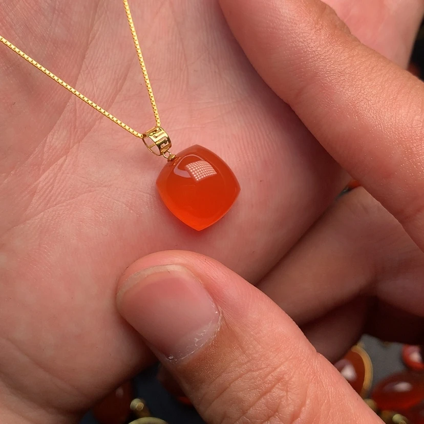 【闪购商品】定制南红玛瑙18K金镶嵌s***r